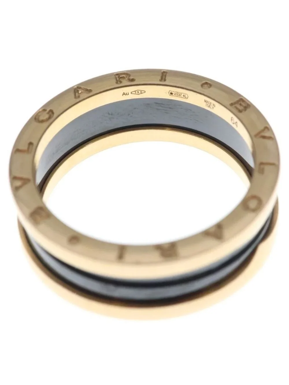 Bvlgari B.Zero1 Ring Pink Gold Black CE